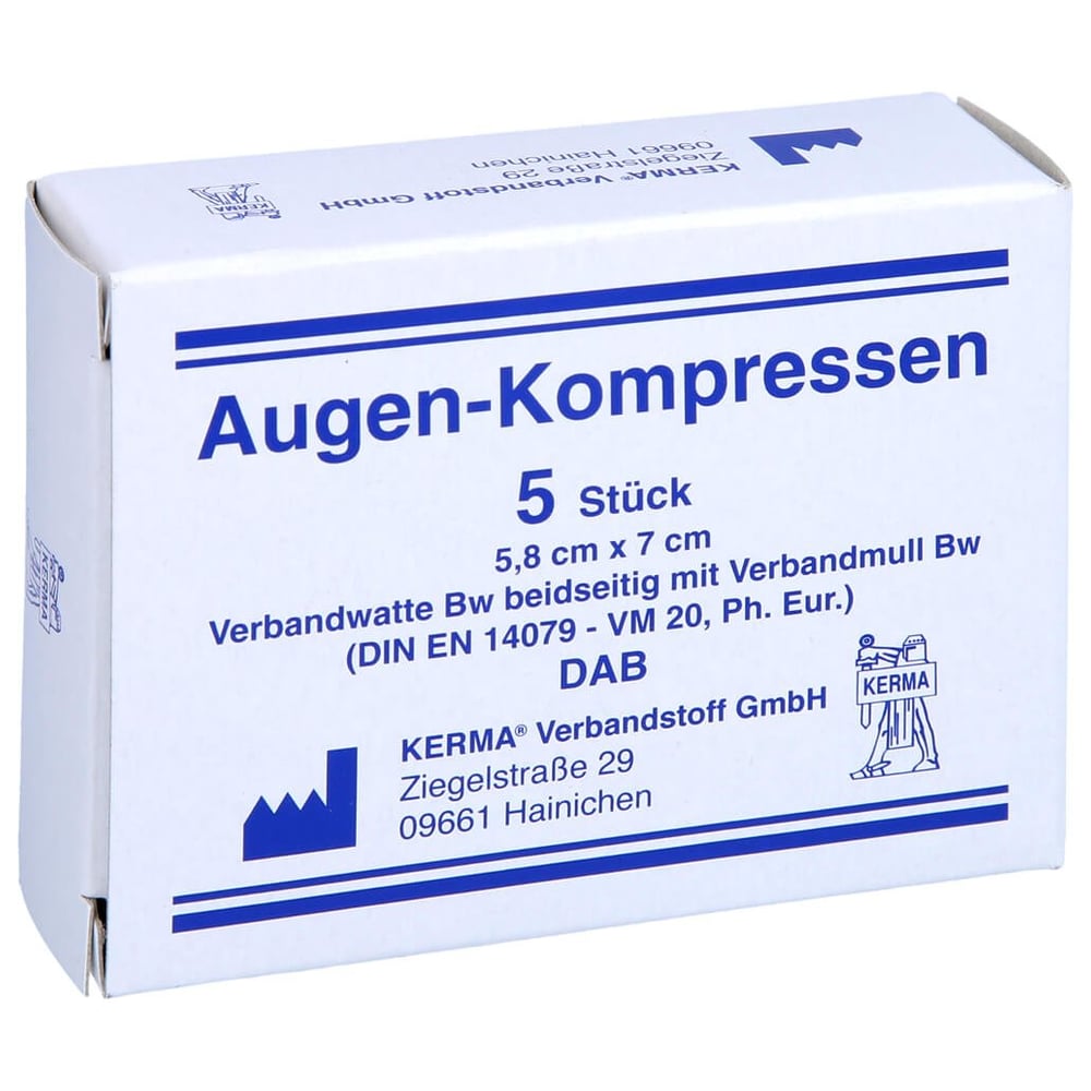 Augenkompressen 5,8x7 cm unsteril