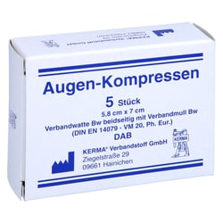 Augenkompressen 5,8x7 cm unsteril