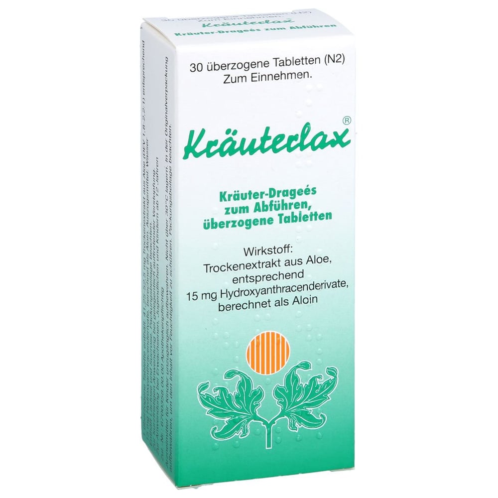 Kräuterlax Kräuter-Dragees zum Abführen