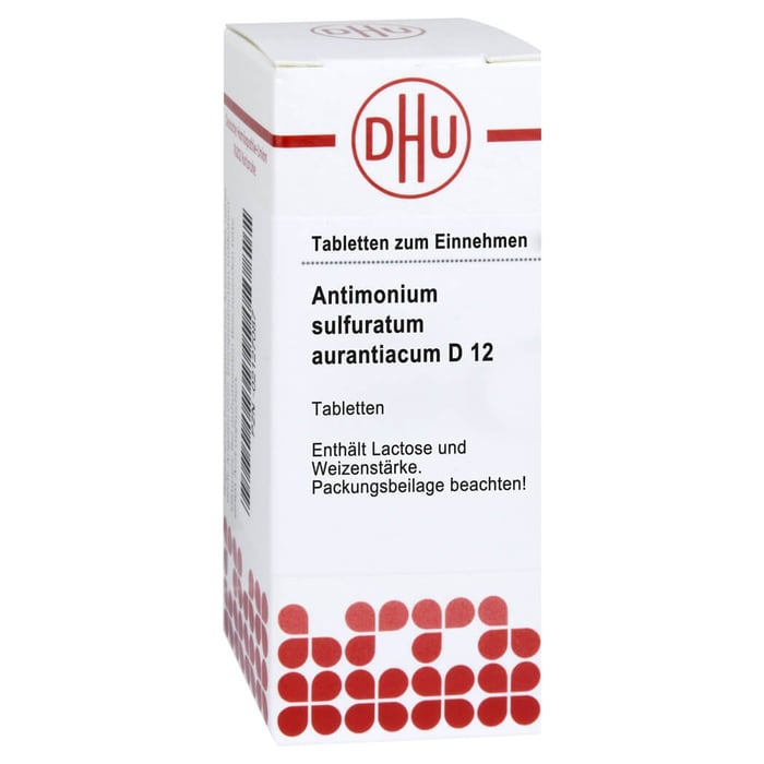 AntiMONIUM SULFURATUM aurAntiacum D 12 Tabletten