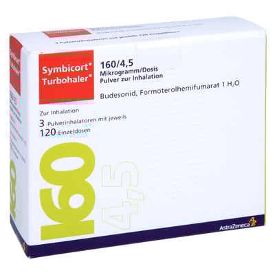 Symbicort Turbuhaler 160/4,5 Mikrogramm/Dosis