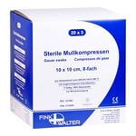 Mullkompressen 10x10 cm steril 8-fach Produktbild 1