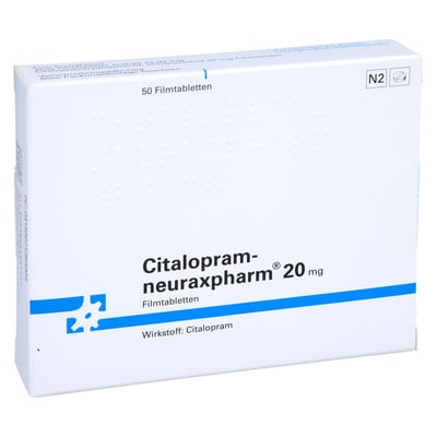 Citalopram-neuraxpharm 20 mg
