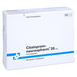 Citalopram-neuraxpharm 20 mg