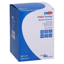 Mullkompressen 10x10cm steril 12-fach