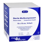 Mullkompressen 10x10 cm steril 16-fach Produktbild 1