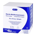 Mullkompressen 10x10 cm steril 16-fach Produktbild 2