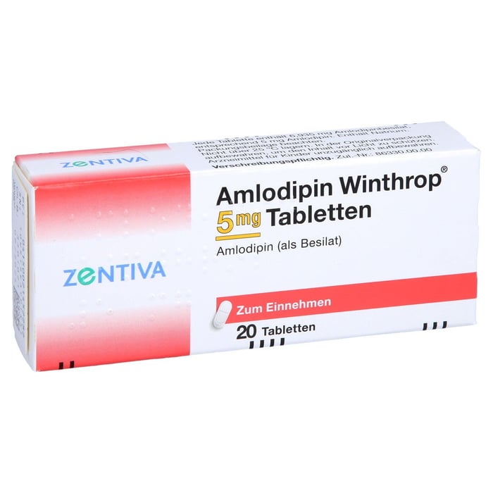 Amlodipin Winthrop 5mg