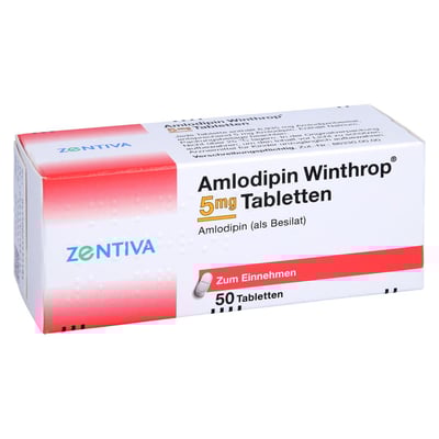 Amlodipin Winthrop 5 mg