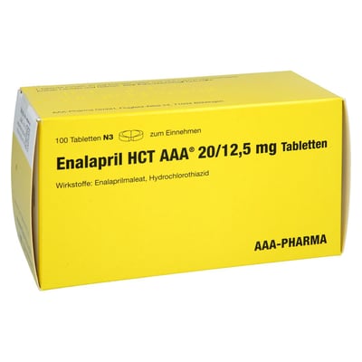 Enalapril HCT AAA 20/12,5 mg