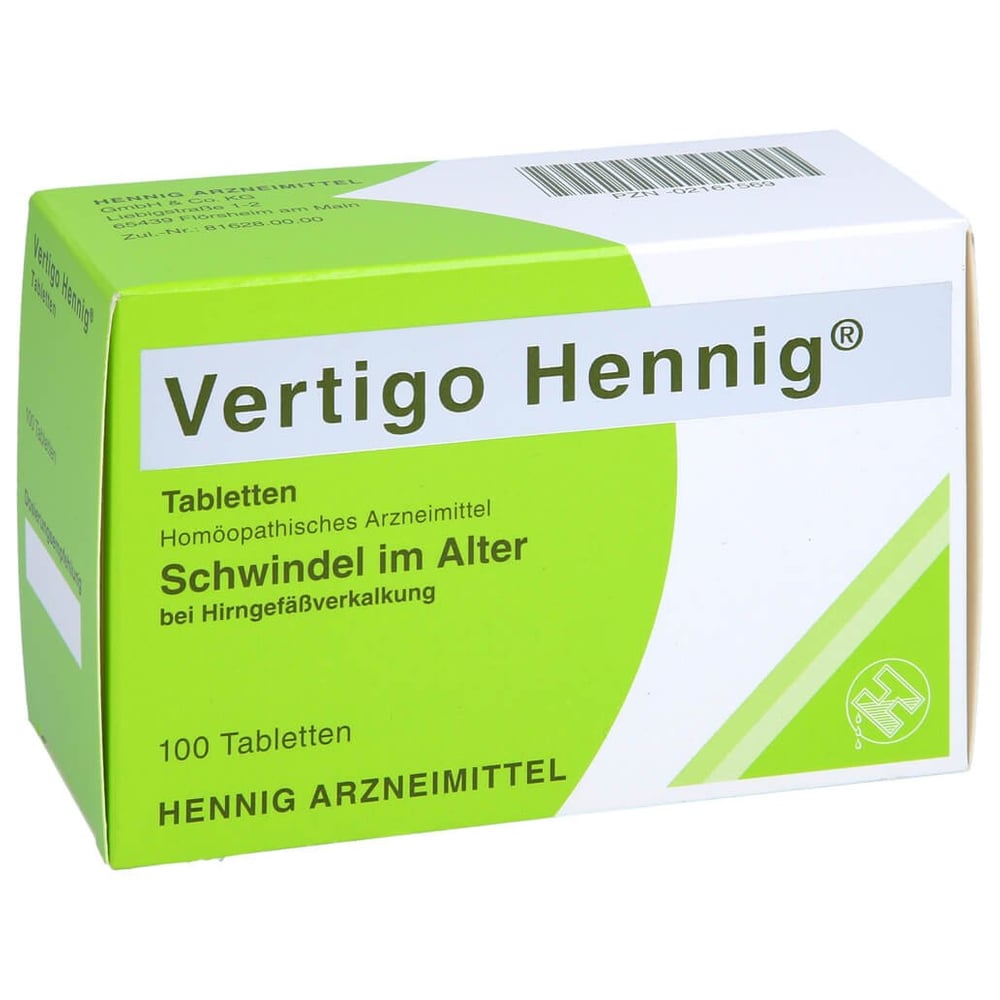 Vertigo Hennig Tabletten