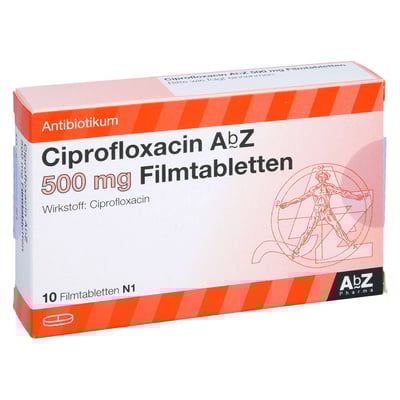 Ciprofloxacin AbZ 500 mg