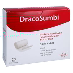 Dracosumbi Fixierbinde 6 cmx4 m weiß