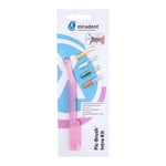 Miradent Pic-Brush Intro Kit transp.pink 1H+4B Produktbild 1