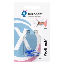 Miradent Interd.Pic-Brush Ersatzb.large blau