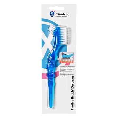 Protho Brush De Luxe Prothesenreiniger transp.blau
