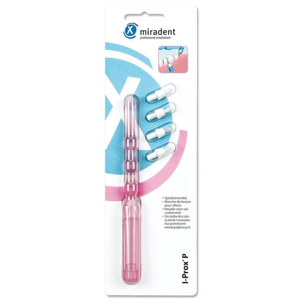 Miradent Spitzbürsten-Kit I-Prox P tra.pink 1H.4B.
