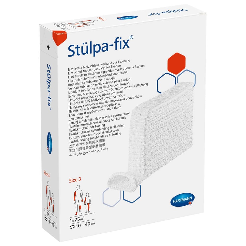 Stülpa Fix Gr.3 Hand/Arm/Kdr.Kopf 25 m Netzschl.