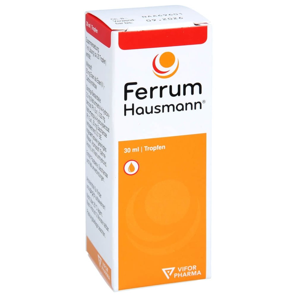 Ferrum Hausmann 50 mg Eisen/ml Lösung