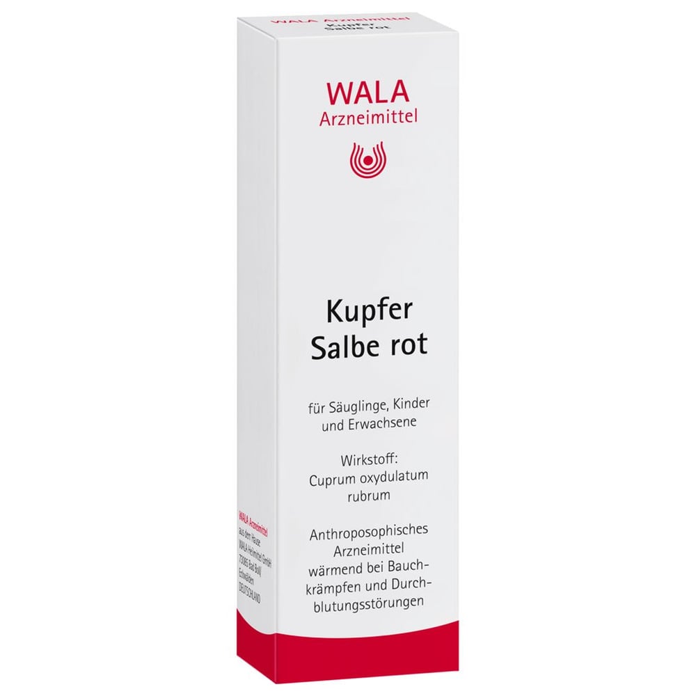 Kupfer Salbe Rot