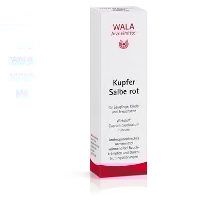 Kupfer Salbe Rot