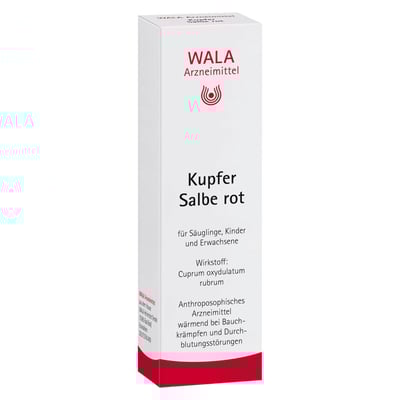 Kupfer Salbe Rot
