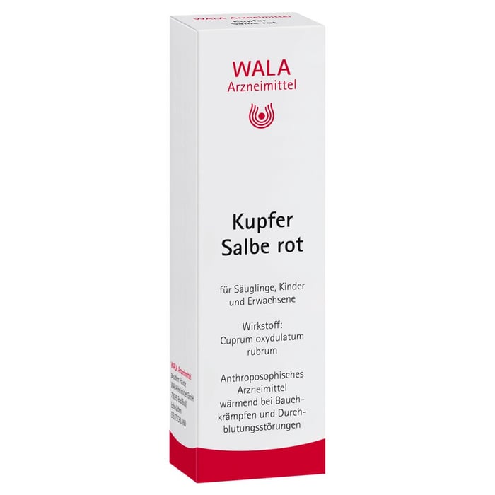 Kupfer Salbe Rot