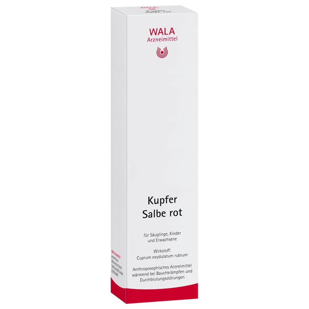 Kupfer Salbe Rot