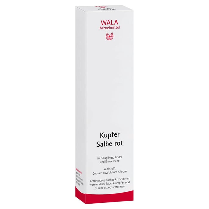 Kupfer Salbe Rot