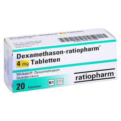 Dexamethason-ratiopharm 4 mg Tabletten Produktbild 1