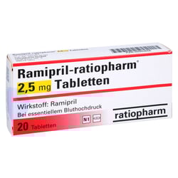 Ramipril-ratiopharm 2,5 mg
