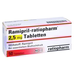 Ramipril-ratiopharm 2,5 mg