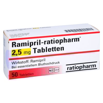 Ramipril-ratiopharm 2,5 mg