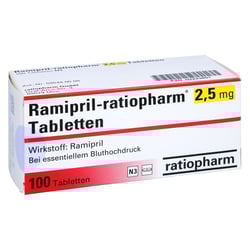 Ramipril-ratiopharm 2,5 mg