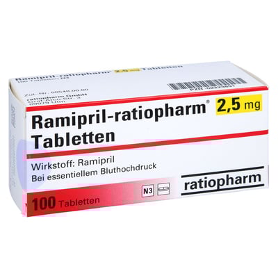 Ramipril-ratiopharm 2,5 mg
