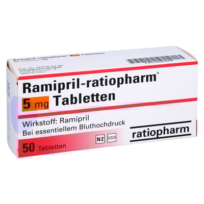 Ramipril-ratiopharm 5 mg