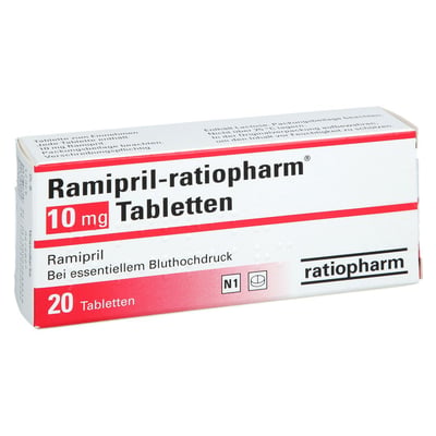 Ramipril-ratiopharm 10 mg Produktbild 1