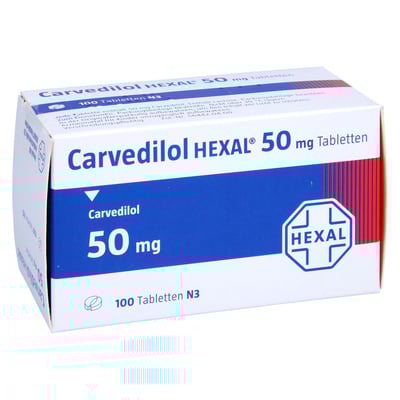Carvedilol HEXAL 50 mg