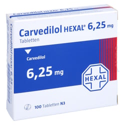 Carvedilol HEXAL 6,25 mg