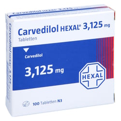 Carvedilol HEXAL 3,125 mg