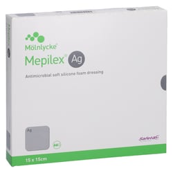 Mepilex Ag 15x15cm steril