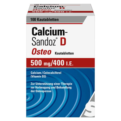 Calcium Sandoz D Osteo Kautabletten Produktbild 1
