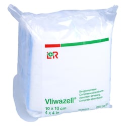 Vliwazell Saugkompresse unsteril 10x10 cm
