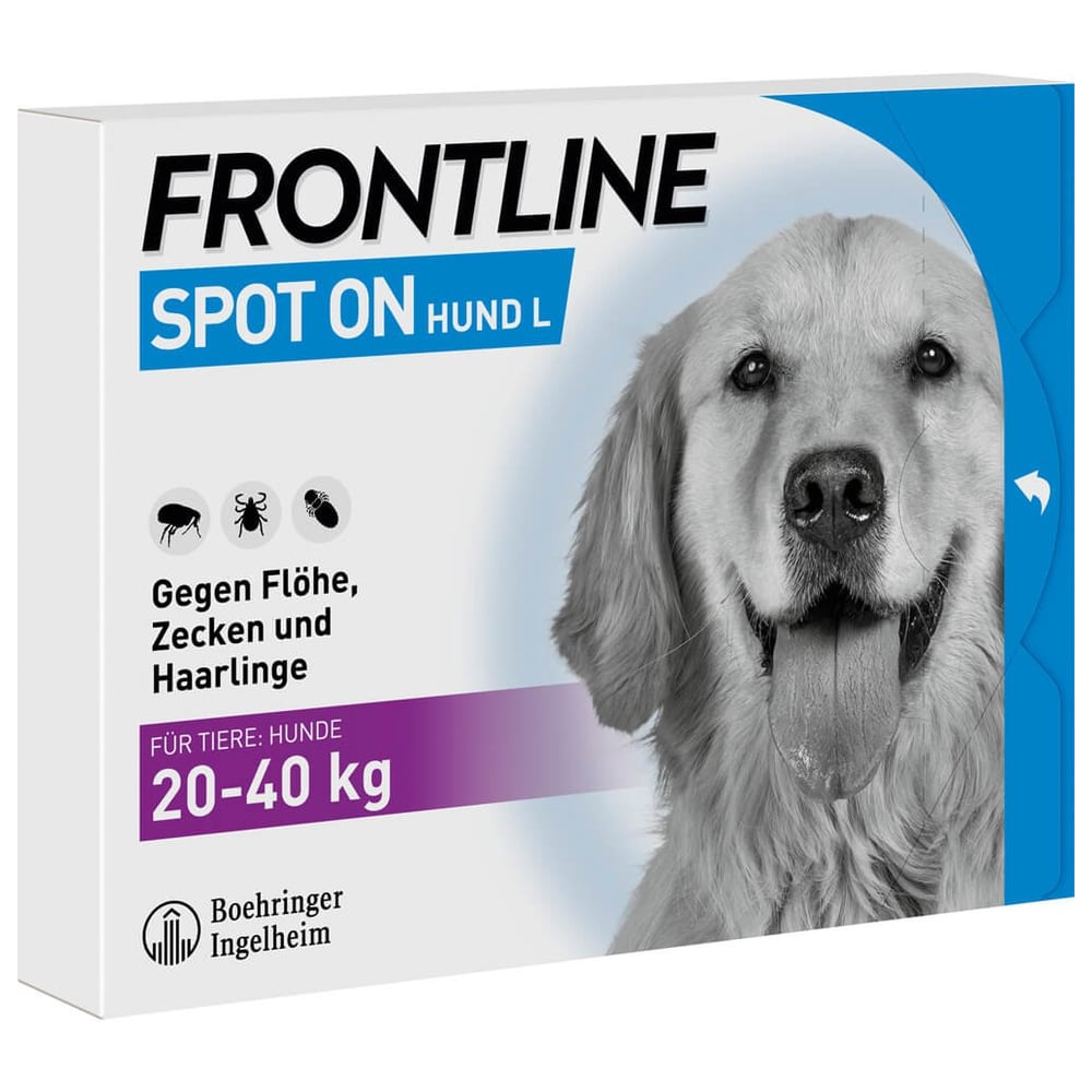 Frontline Spot On bei Hunden 20 - 40 kg