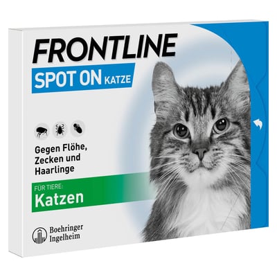 Frontline Spot On gegen Zecken und Flöhe bei Katzen