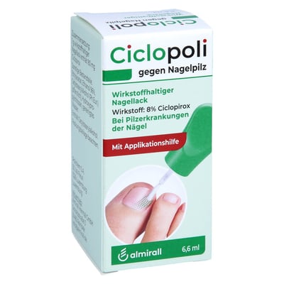 Ciclopoli gegen Nagelpilz + Applikationshilfe