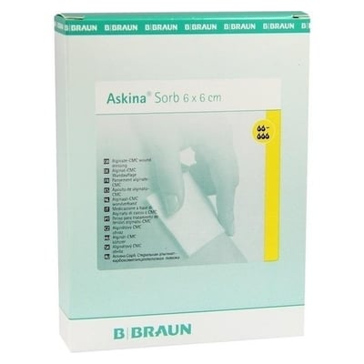 Askina Sorb ster.Alginat-CMC-Wundauflage 6x6cm