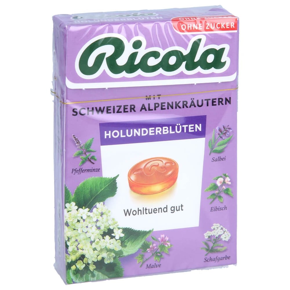 Ricola o.Z. Box Holunderblüten Bonbons