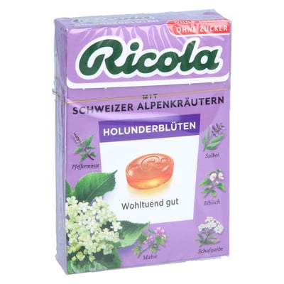 Ricola o.Z. Box Holunderblüten Bonbons