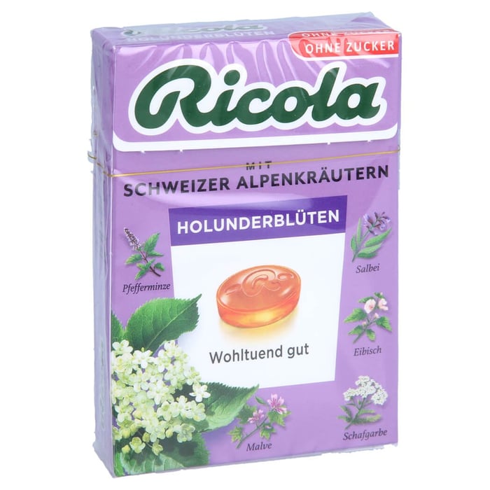 Ricola o.Z. Box Holunderblüten Bonbons